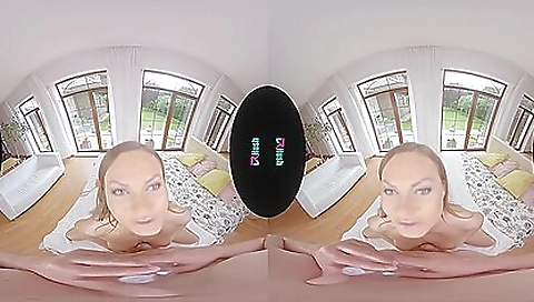 Brunette teen getting her pussy stuffed in a video