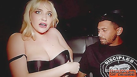 Blonde slut gets fucked hard and then received a facial