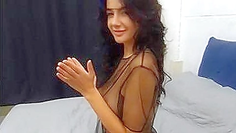 Sexy girl showing her massive tits in this solo video