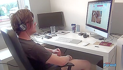 Slutty redhead is a swallowing gilster and a real swaller