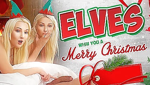 Karol Lilien And Lovita Fate In Elves Wish You A Merry Christmas