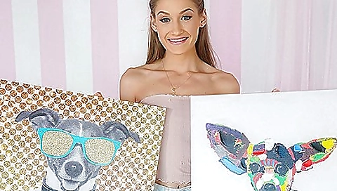 Brunette virgin in vr porn video gets fucked in her pussy