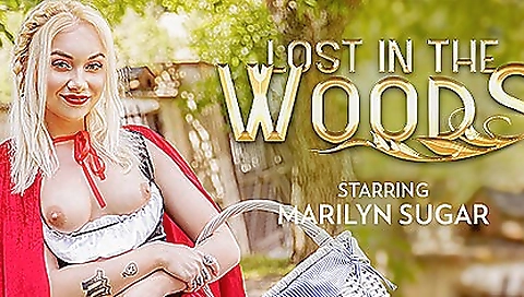 Lost in the woods with marilyn sugar in high heels