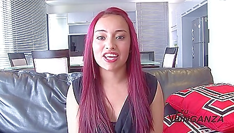 A slutty brunette takes a deep blowjob and a facial