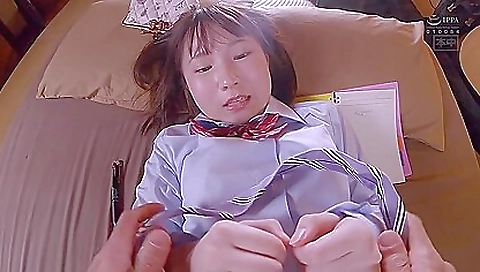 Middle-aged guy gets his ass stuffed during sex with a hot Asian chick