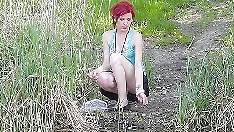 Gorgeous redhead in a hot porn video with her boyfriend