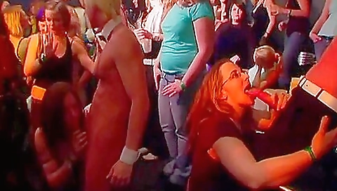 Sexy blonde redhead and big cock milf in a group sex