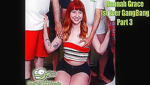 Two busty brunette girls are doing hardcore gangbang