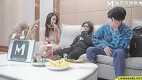 Cute asian babe with a nice ass getting cunnilingus