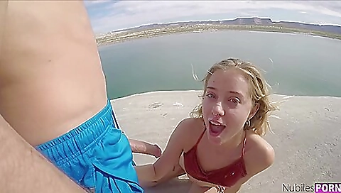 Best looking blondes fucking on the beach and in the park