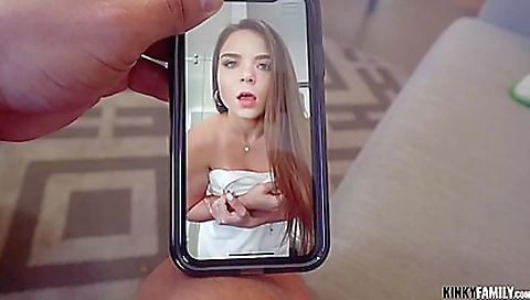 Amateur stepbrother is on his way to his stepdad's house