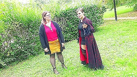 Gorgeous brunette enjoys a big dildo and a cock in her mouth