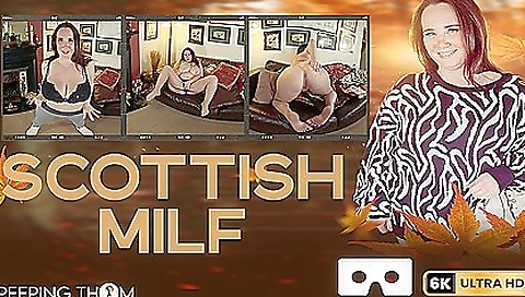 Brunette milf in flats and boots enjoys herself in vr porn