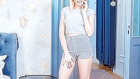 Rebeka black plays her fingers on her sexy small tits