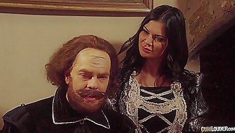 Big tits milf fucked by two friends in a threesome